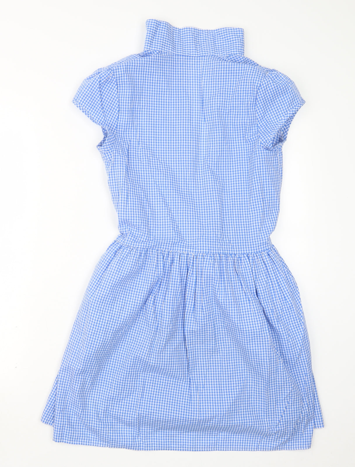 George Girls Blue Gingham  A-Line  Size 12-13 Years  - School