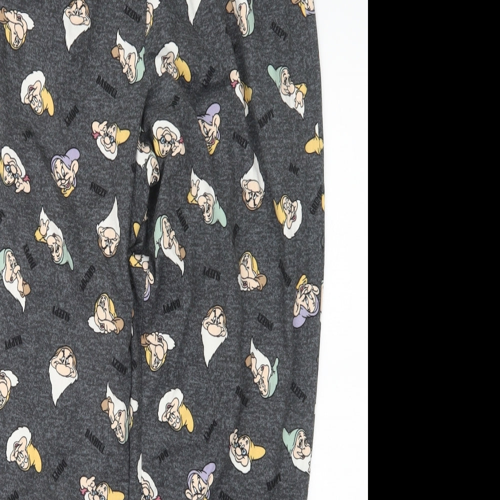 TU Womens Grey Geometric  Capri Pyjama Pants Size 14  - Disney