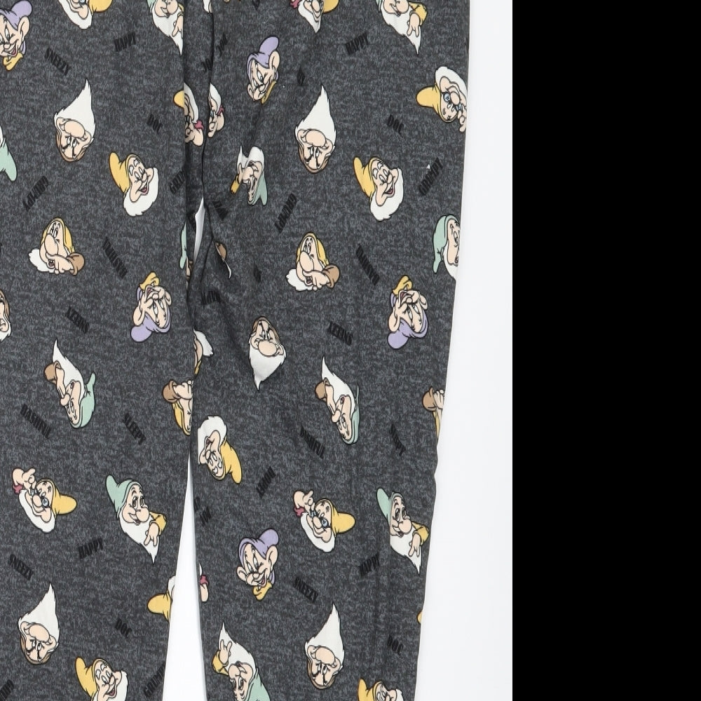 TU Womens Grey Geometric  Capri Pyjama Pants Size 14  - Disney