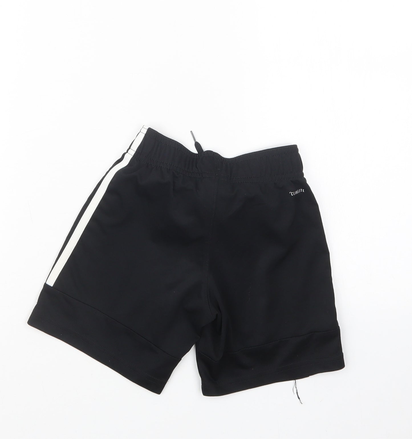 adidas Boys Black   Sweat Shorts Size 5-6 Years