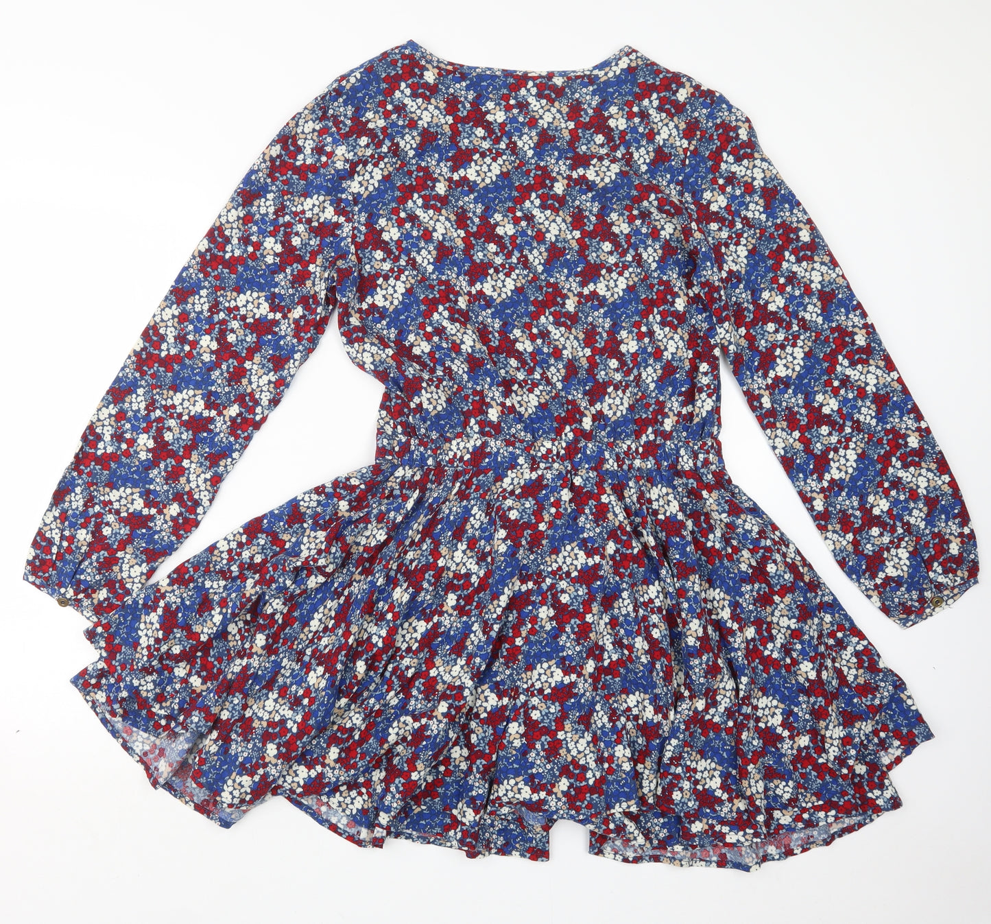 NEXT Girls Red Floral  Playsuit One-Piece Size 13 Years