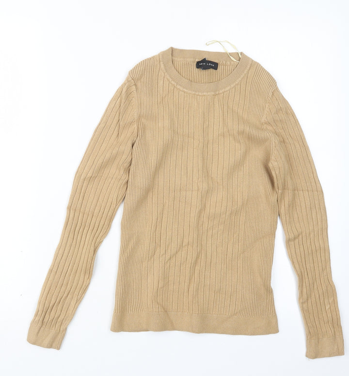 New Look Womens Beige   Pullover Jumper Size 16