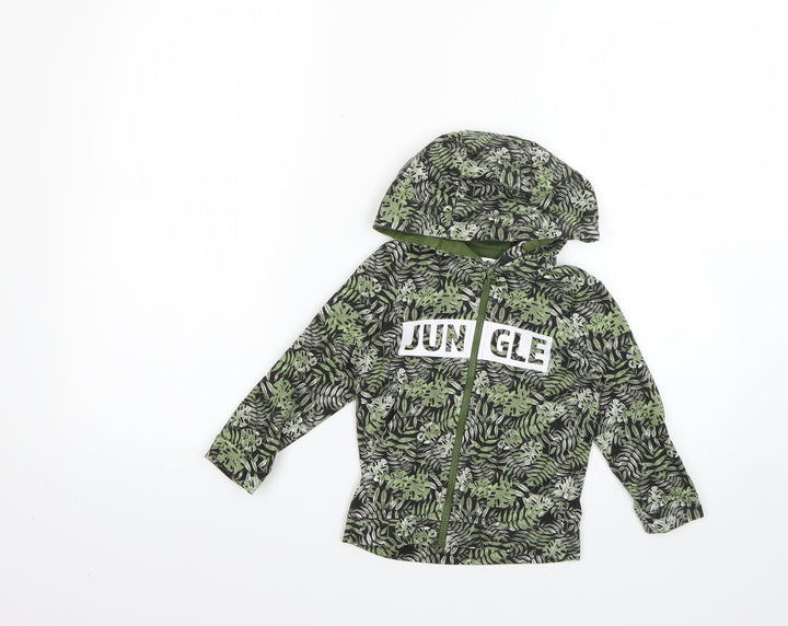 so cute Baby Green Floral Jacket Size 18-24 Months