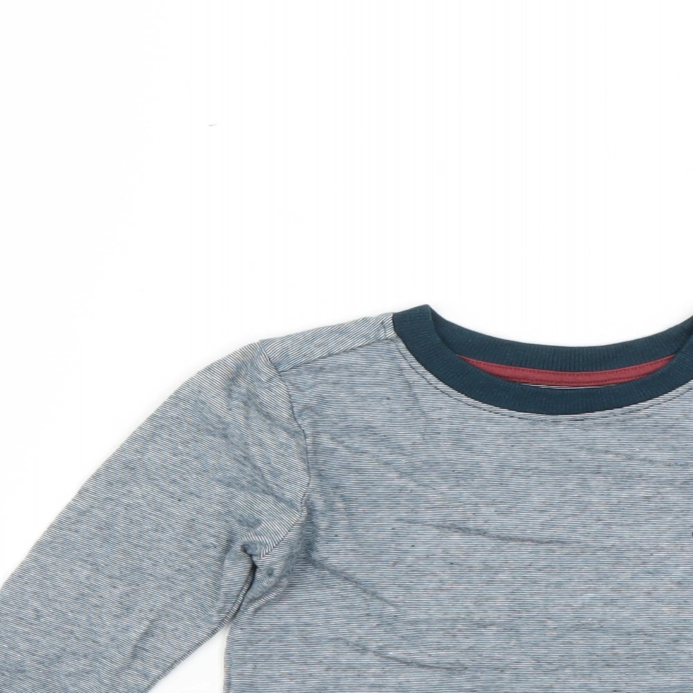 Nutmeg Boys Multicoloured Striped  Basic T-Shirt Size 3-4 Years