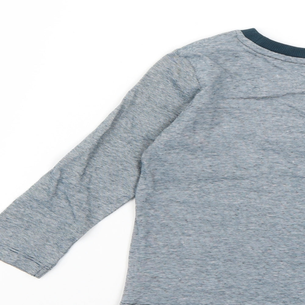 Nutmeg Boys Multicoloured Striped  Basic T-Shirt Size 3-4 Years