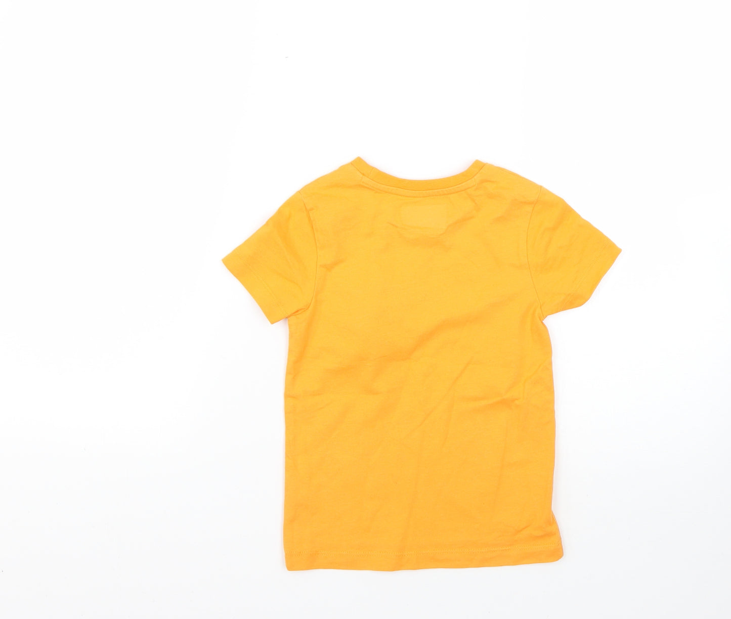 Nutmeg Boys Orange   Basic T-Shirt Size 3-4 Years