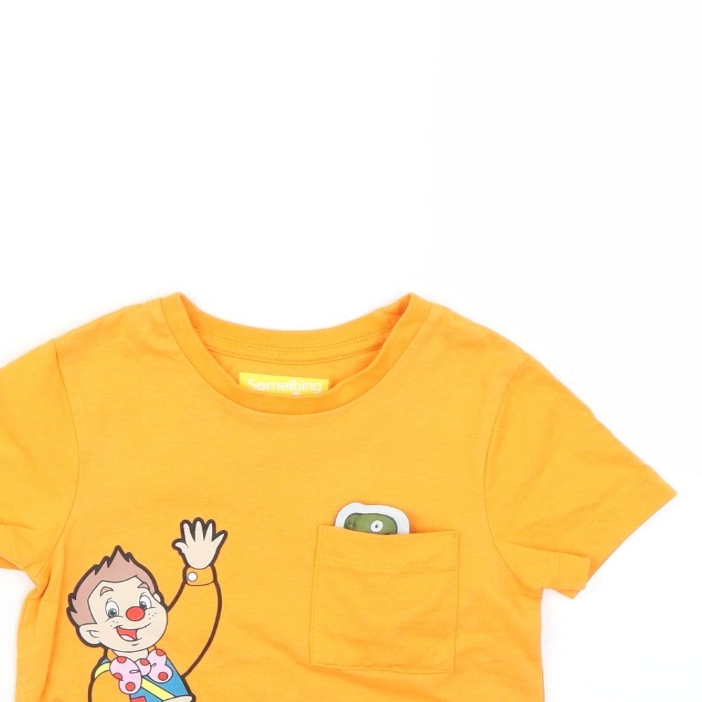 Nutmeg Boys Orange   Basic T-Shirt Size 3-4 Years