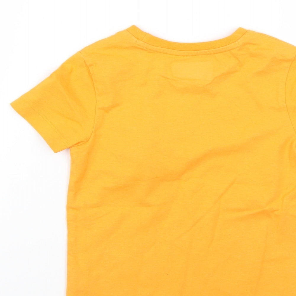 Nutmeg Boys Orange   Basic T-Shirt Size 3-4 Years