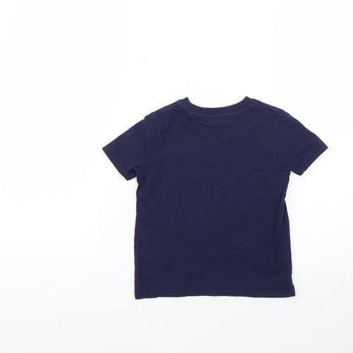 George Boys Blue   Basic T-Shirt Size 3-4 Years