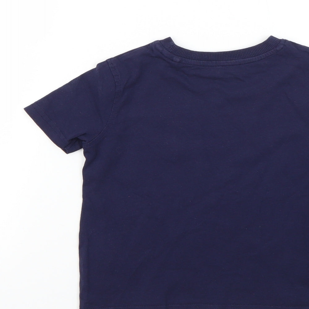 George Boys Blue   Basic T-Shirt Size 3-4 Years