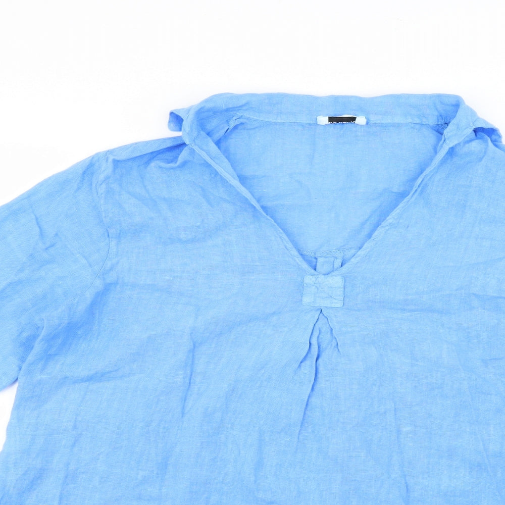 Luella Womens Blue   Basic T-Shirt Size 10