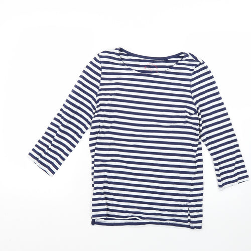 NEXT Womens Multicoloured Striped  Basic T-Shirt Size 8