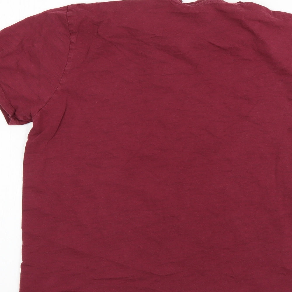 Primark Mens Red    T-Shirt Size M