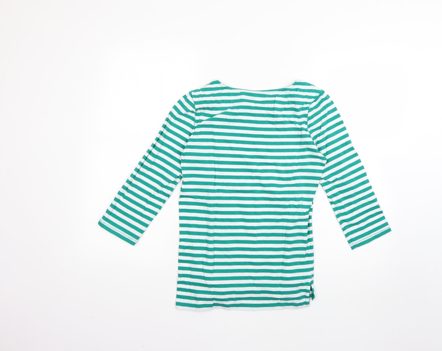 NEXT Womens Multicoloured Striped  Basic T-Shirt Size 8