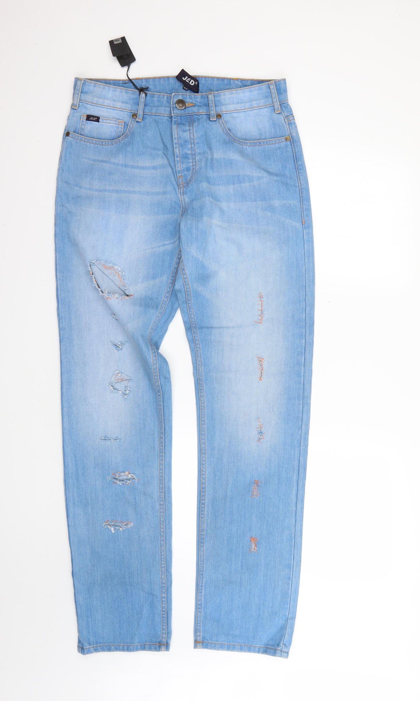 jed Mens Blue   Straight Jeans Size 32 L32 in