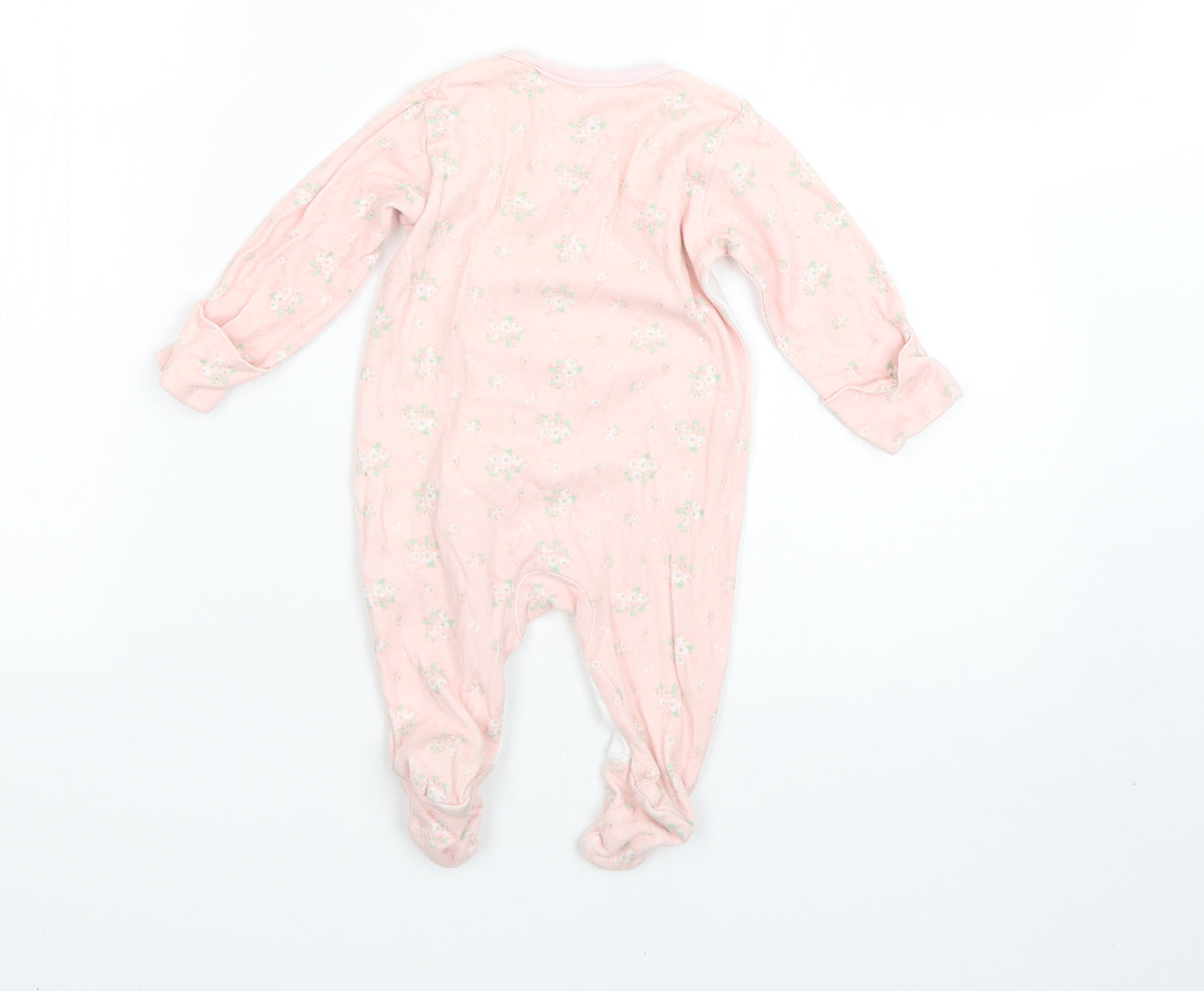 TU Baby Pink Flecked  Babygrow One-Piece Size 0-3 Months