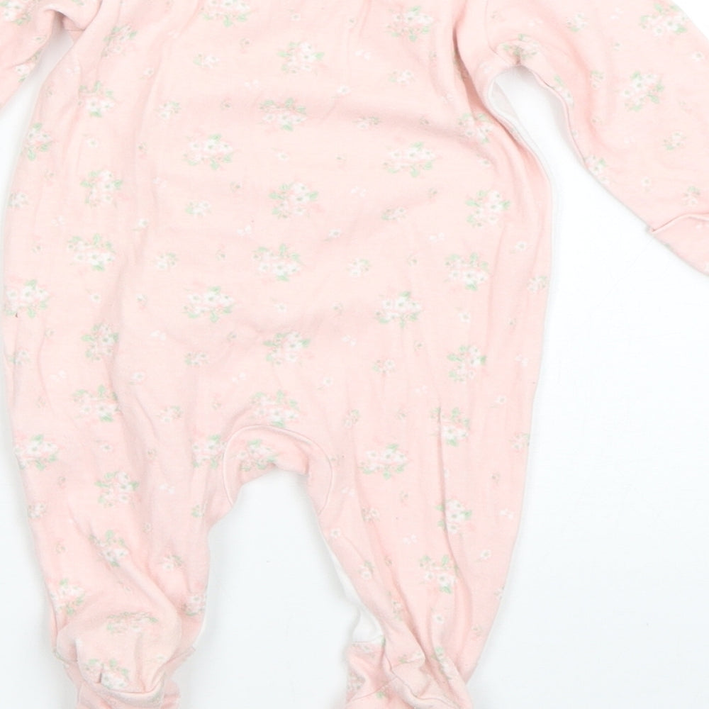 TU Baby Pink Flecked  Babygrow One-Piece Size 0-3 Months