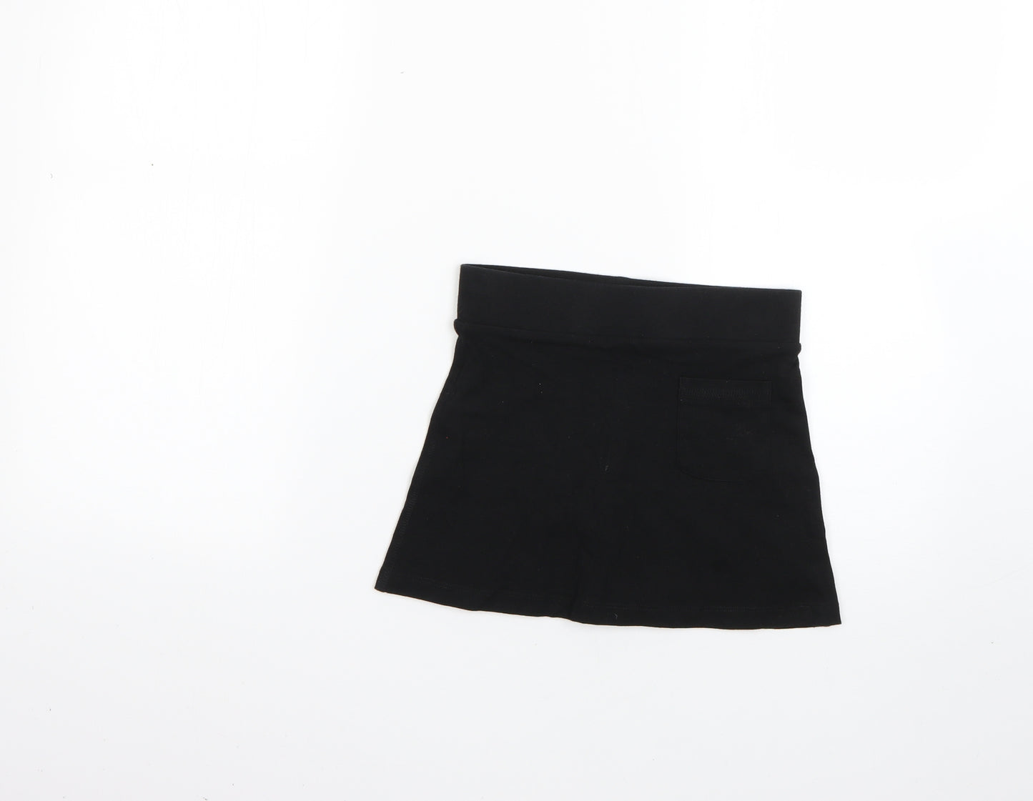 Marks and Spencer Girls Black   Mini Skort Size 7-8 Years
