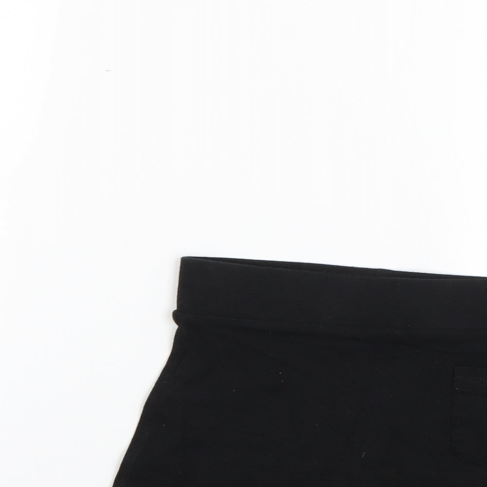 Marks and Spencer Girls Black   Mini Skort Size 7-8 Years