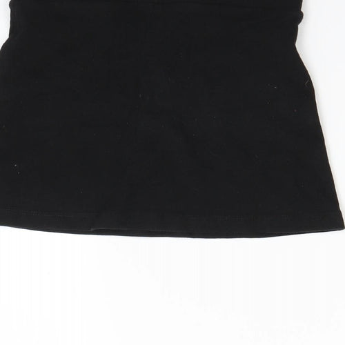 Marks and Spencer Girls Black   Mini Skort Size 7-8 Years