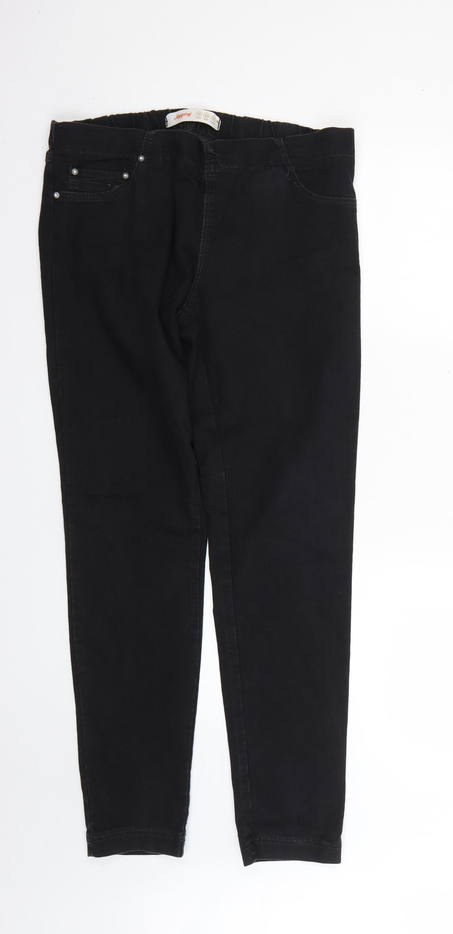 Denim & Co. Womens Black   Skinny Jeans Size 16 L29 in