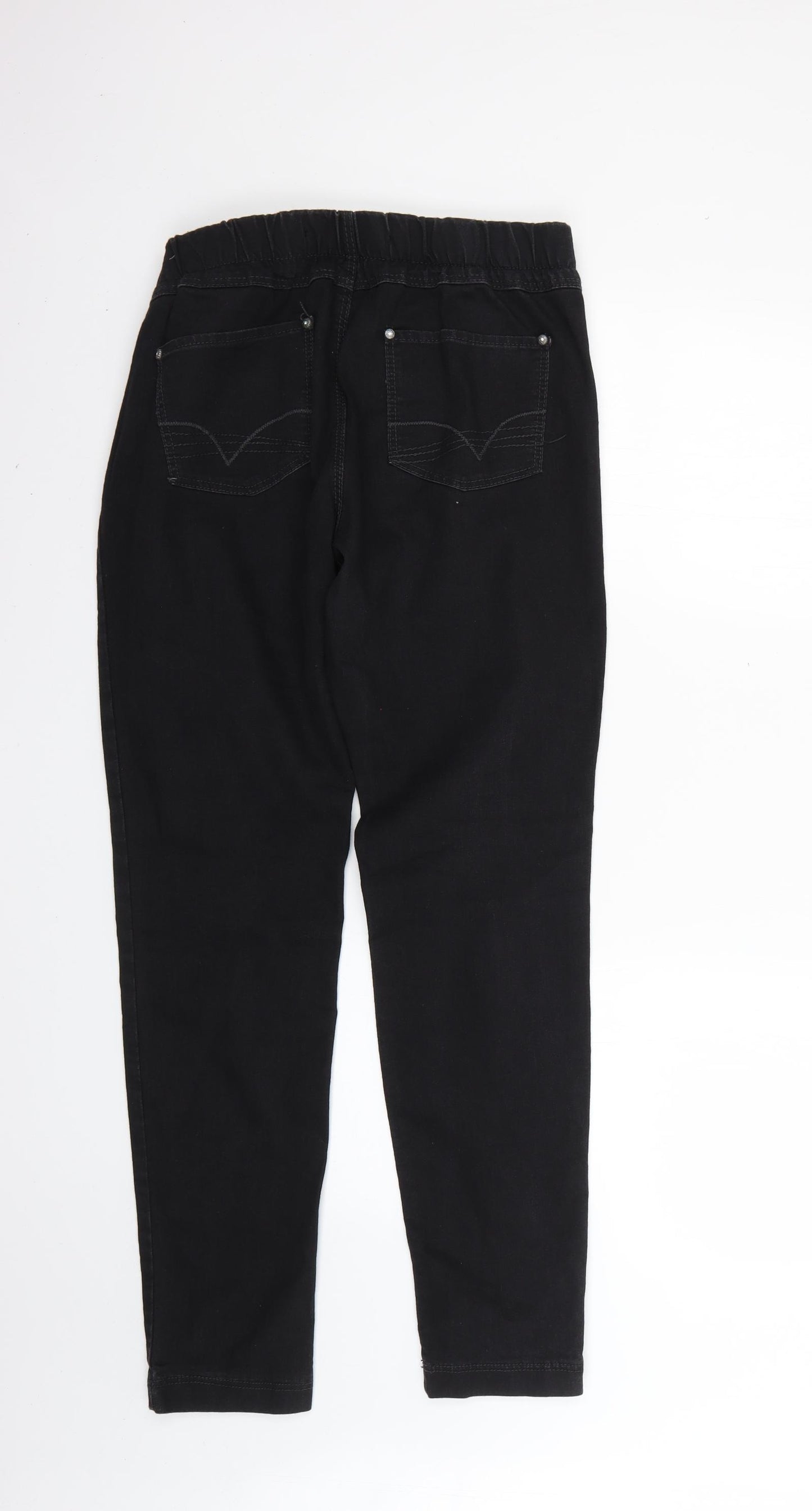 Denim & Co. Womens Black   Skinny Jeans Size 16 L29 in