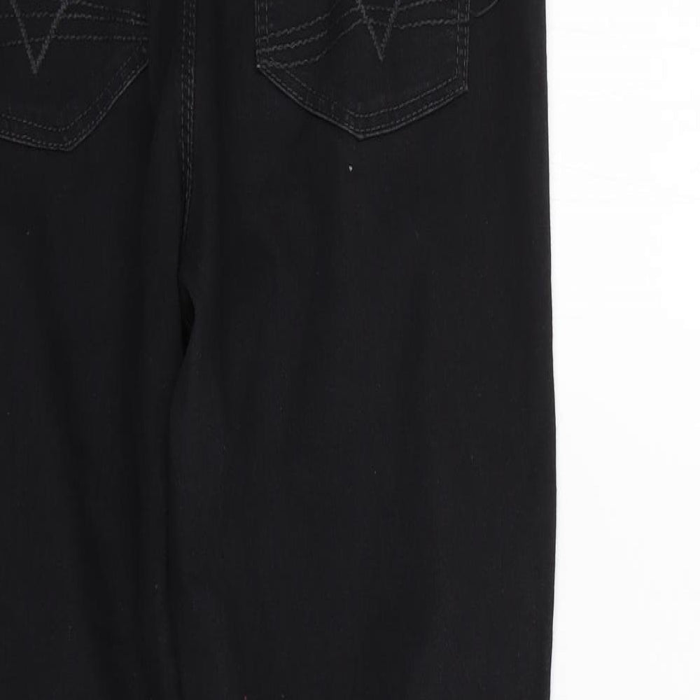Denim & Co. Womens Black   Skinny Jeans Size 16 L29 in