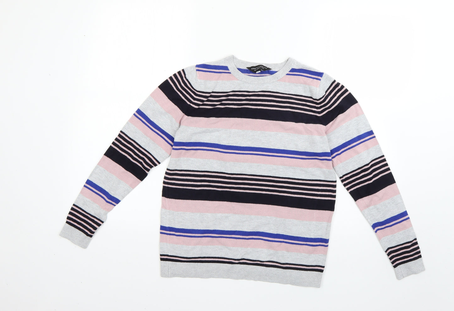 Dorothy Perkins Womens Multicoloured Striped  Pullover Jumper Size 12