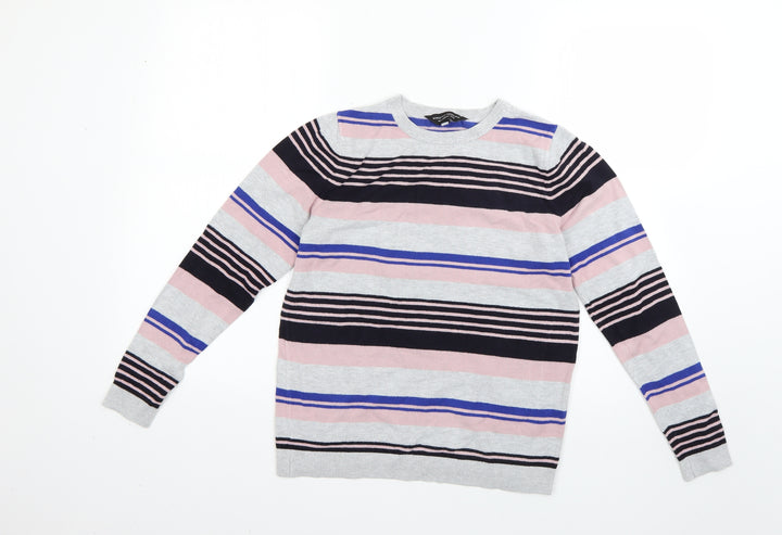 Dorothy Perkins Womens Multicoloured Striped  Pullover Jumper Size 12