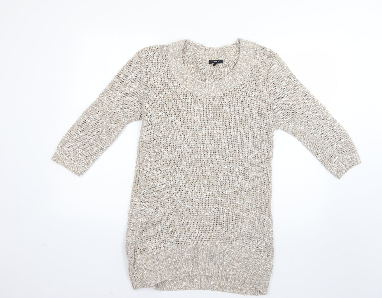 Papaya Womens Beige   Pullover Jumper Size 18