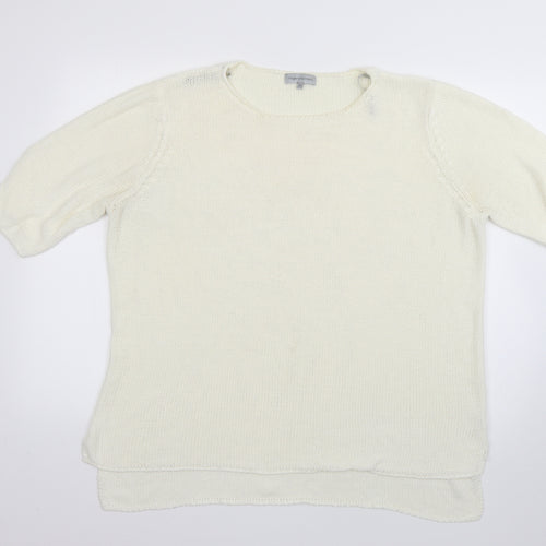 rogers+rogers Womens White   Pullover Jumper Size 20