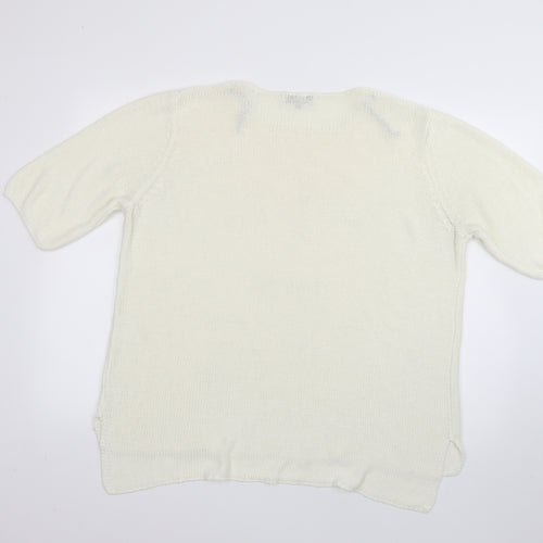 rogers+rogers Womens White   Pullover Jumper Size 20