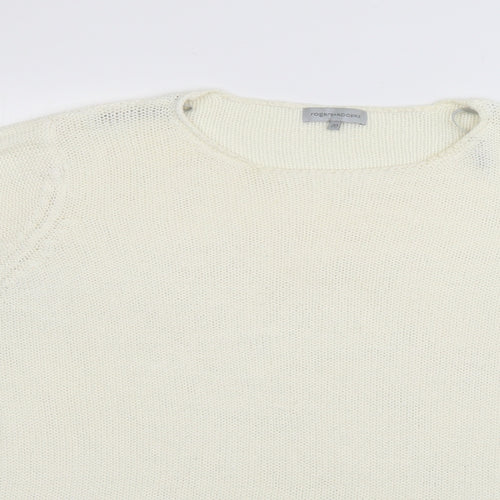 rogers+rogers Womens White   Pullover Jumper Size 20
