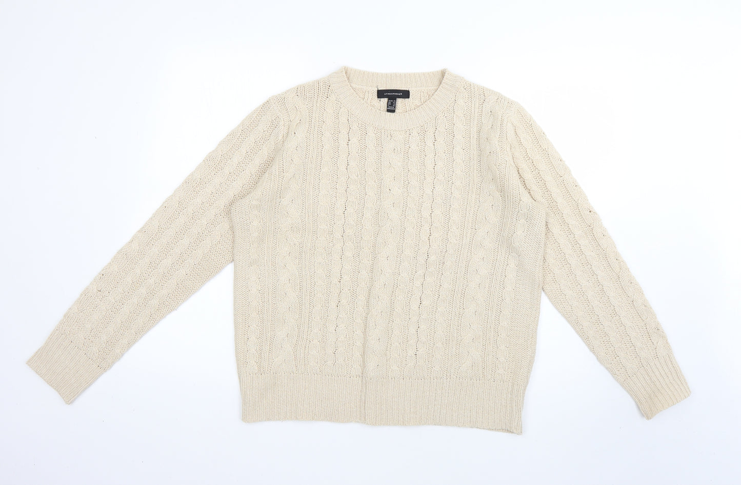 Atmosphere Womens Beige   Pullover Jumper Size 14