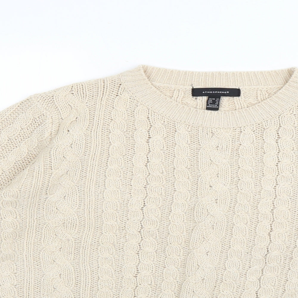 Atmosphere Womens Beige   Pullover Jumper Size 14