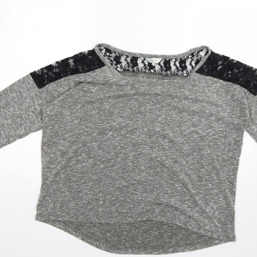 Peacocks Womens Grey   Pullover Jumper Size 20