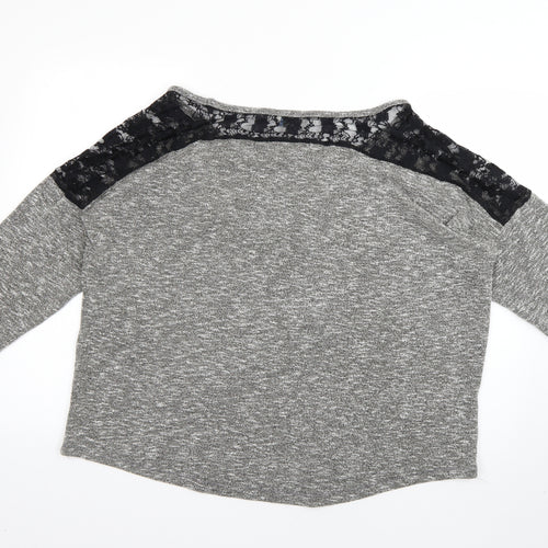 Peacocks Womens Grey   Pullover Jumper Size 20