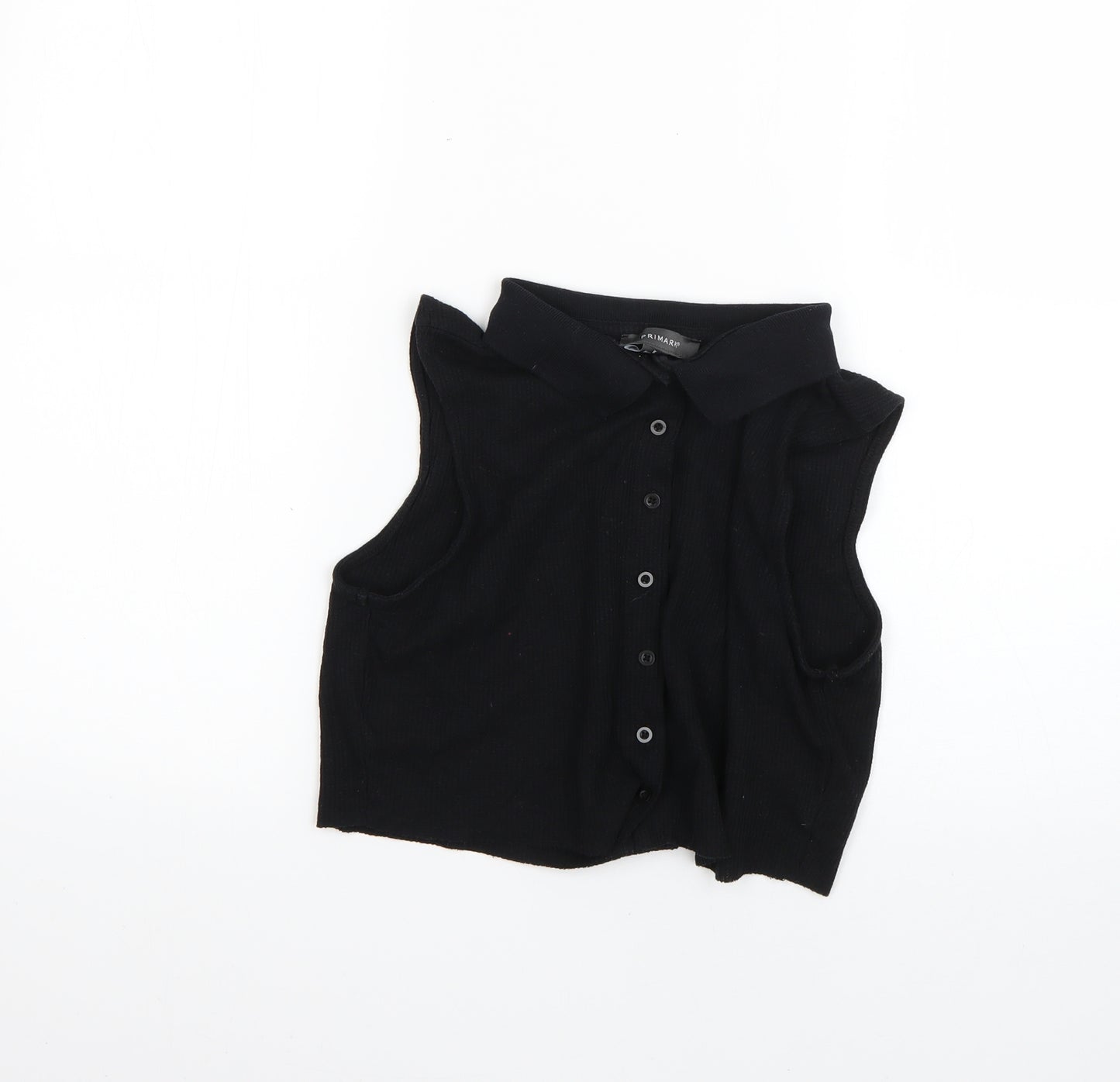 Primark Womens Black   Basic Button-Up Size 10