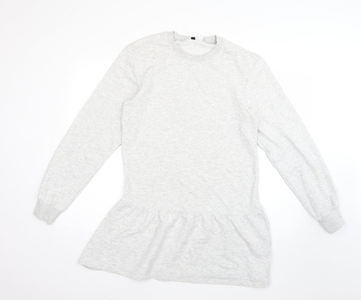 H&M Womens Grey   Jumper Dress  Size XS