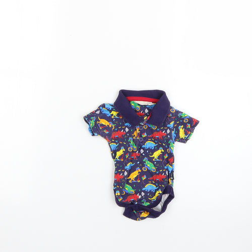 JoJo Maman Bébé Baby Multicoloured Geometric  Babygrow One-Piece Size 0-3 Months