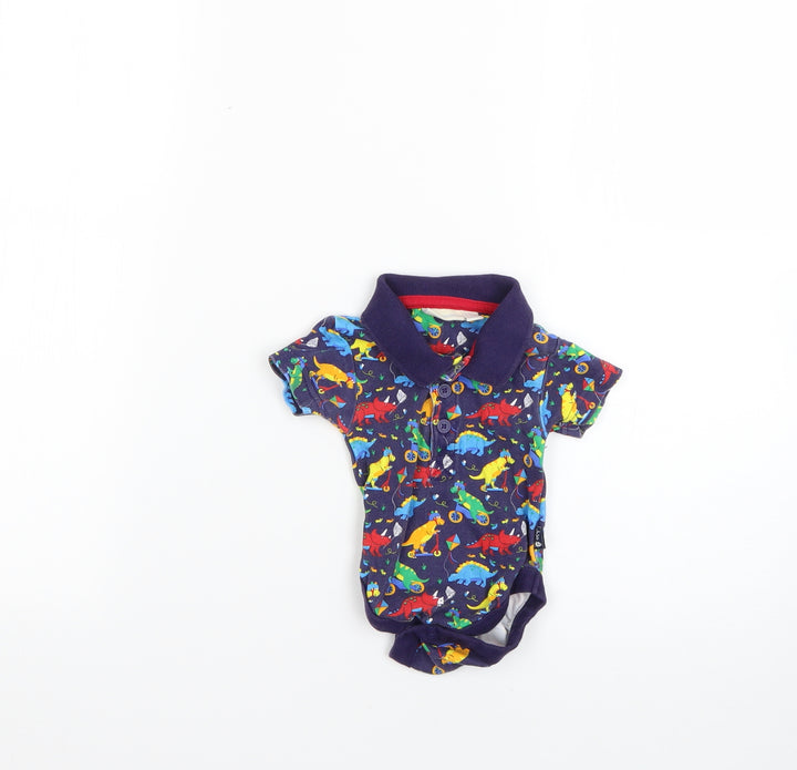 JoJo Maman Bébé Baby Multicoloured Geometric  Babygrow One-Piece Size 0-3 Months
