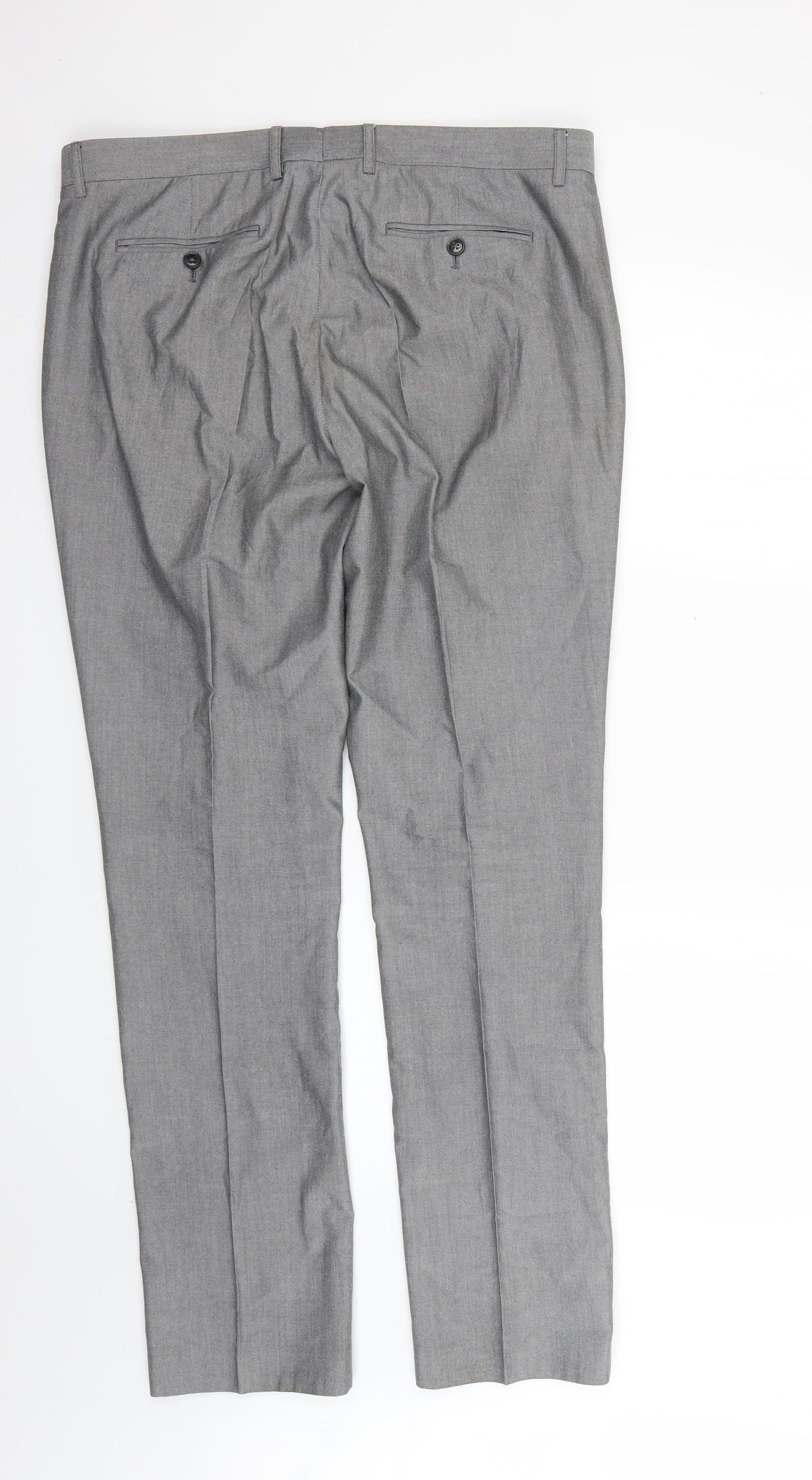 Cedar Wood State Mens Silver   Trousers  Size 36 L30 in