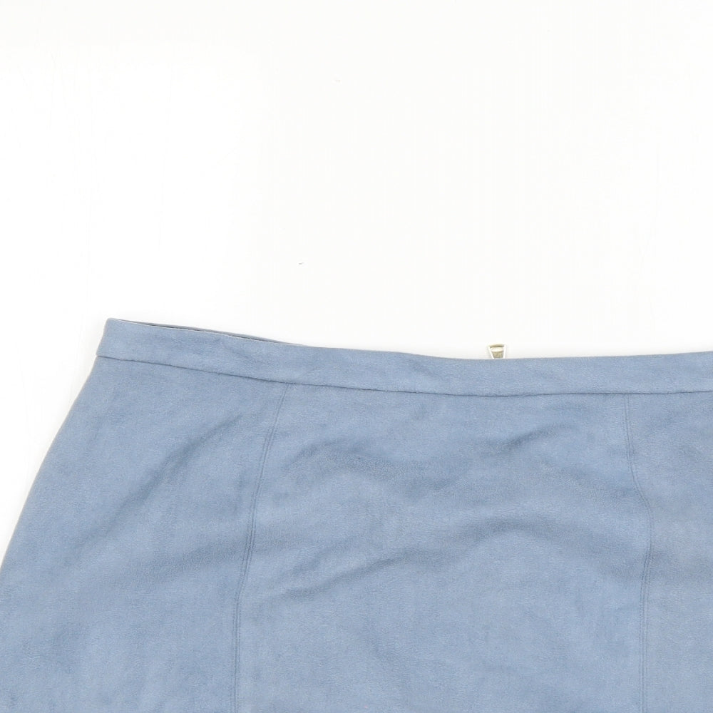 River Island Womens Blue   Mini Skirt Size 16