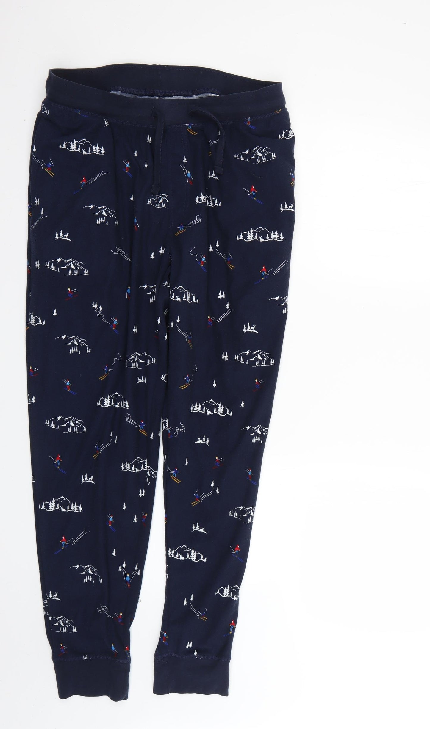 Marks and Spencer Mens Multicoloured Geometric   Pyjama Pants Size L