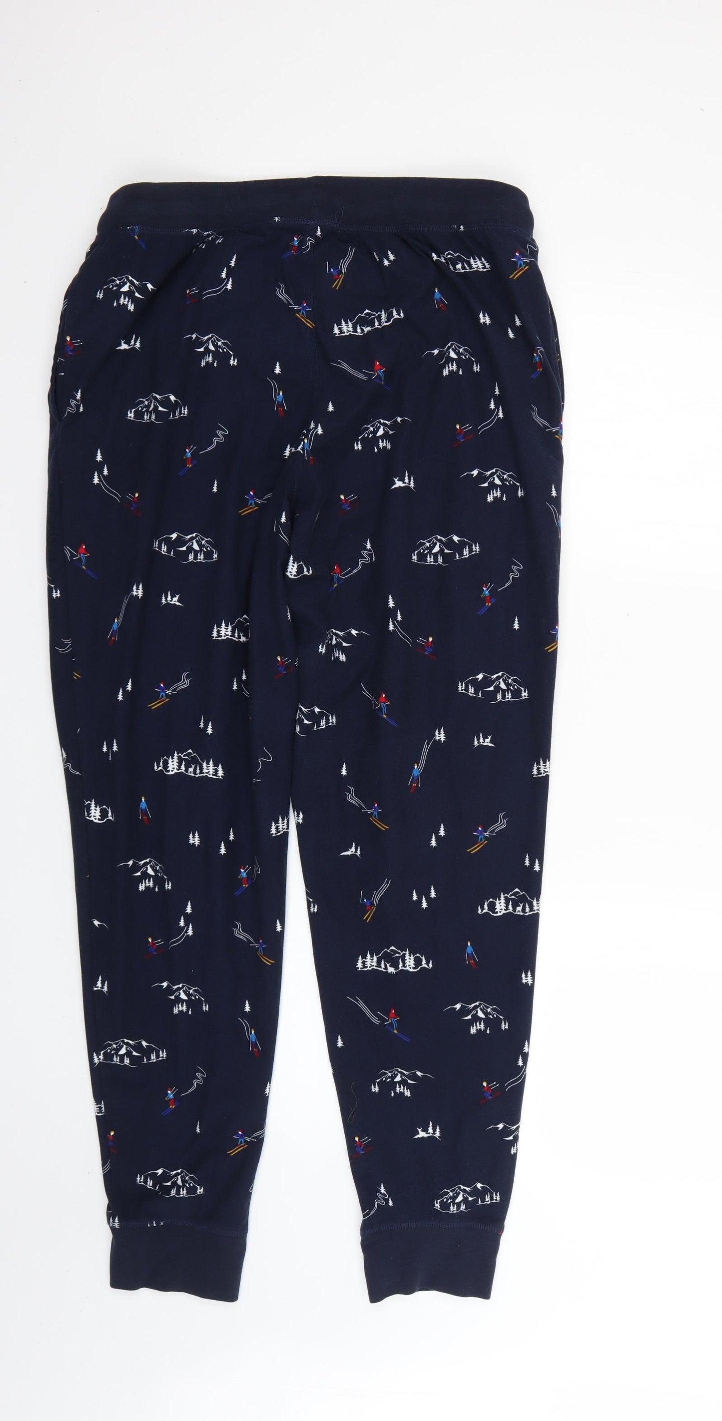 Marks and Spencer Mens Multicoloured Geometric   Pyjama Pants Size L