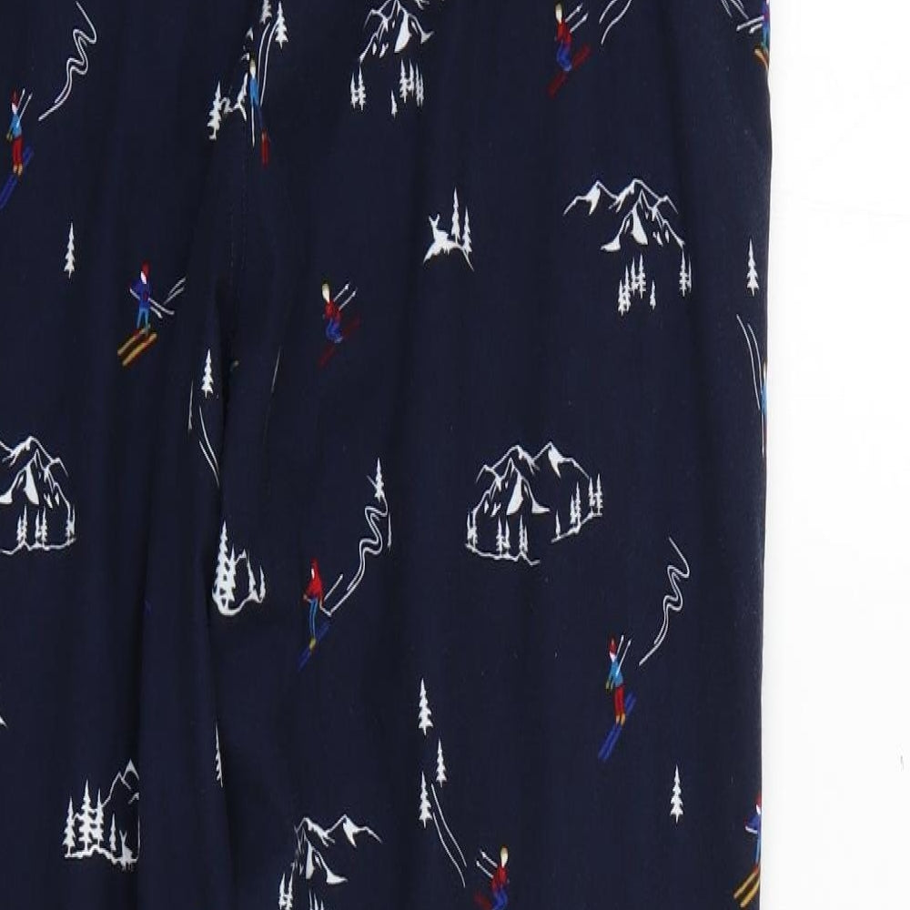 Marks and Spencer Mens Multicoloured Geometric   Pyjama Pants Size L