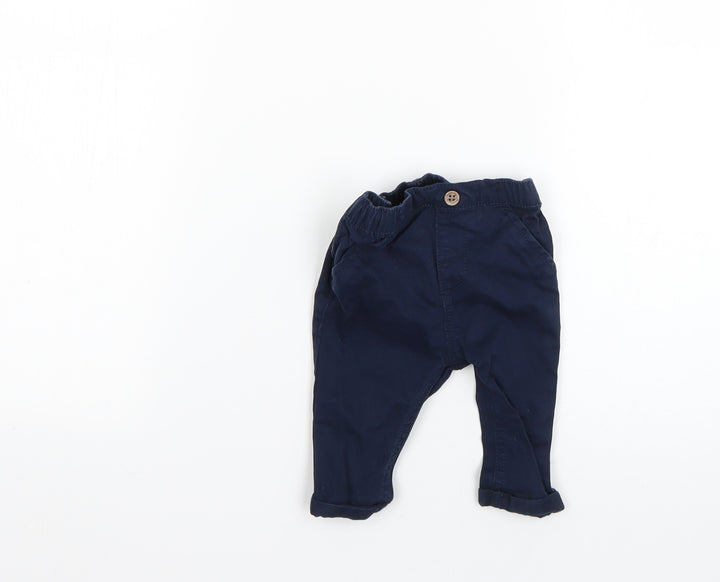 NEXT Baby Blue   Cropped Trousers Size 0-3 Months