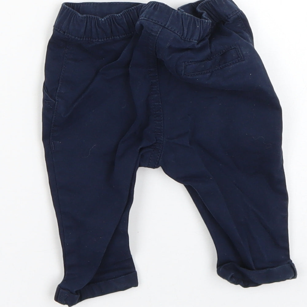 NEXT Baby Blue   Cropped Trousers Size 0-3 Months