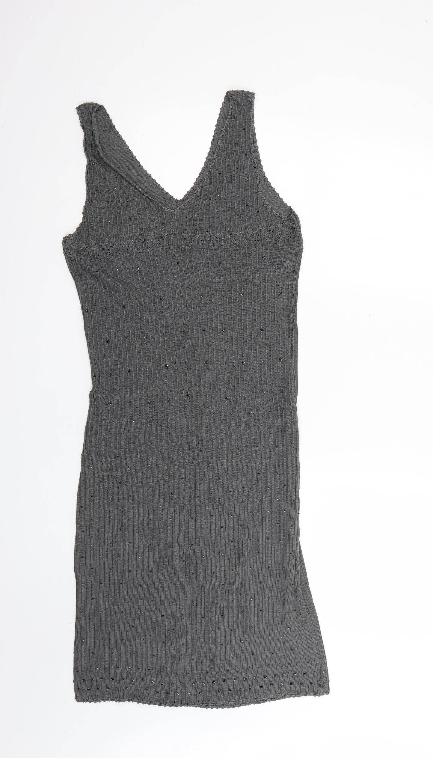 Marks and Spencer Womens Grey   Jumper Dress  Size 12