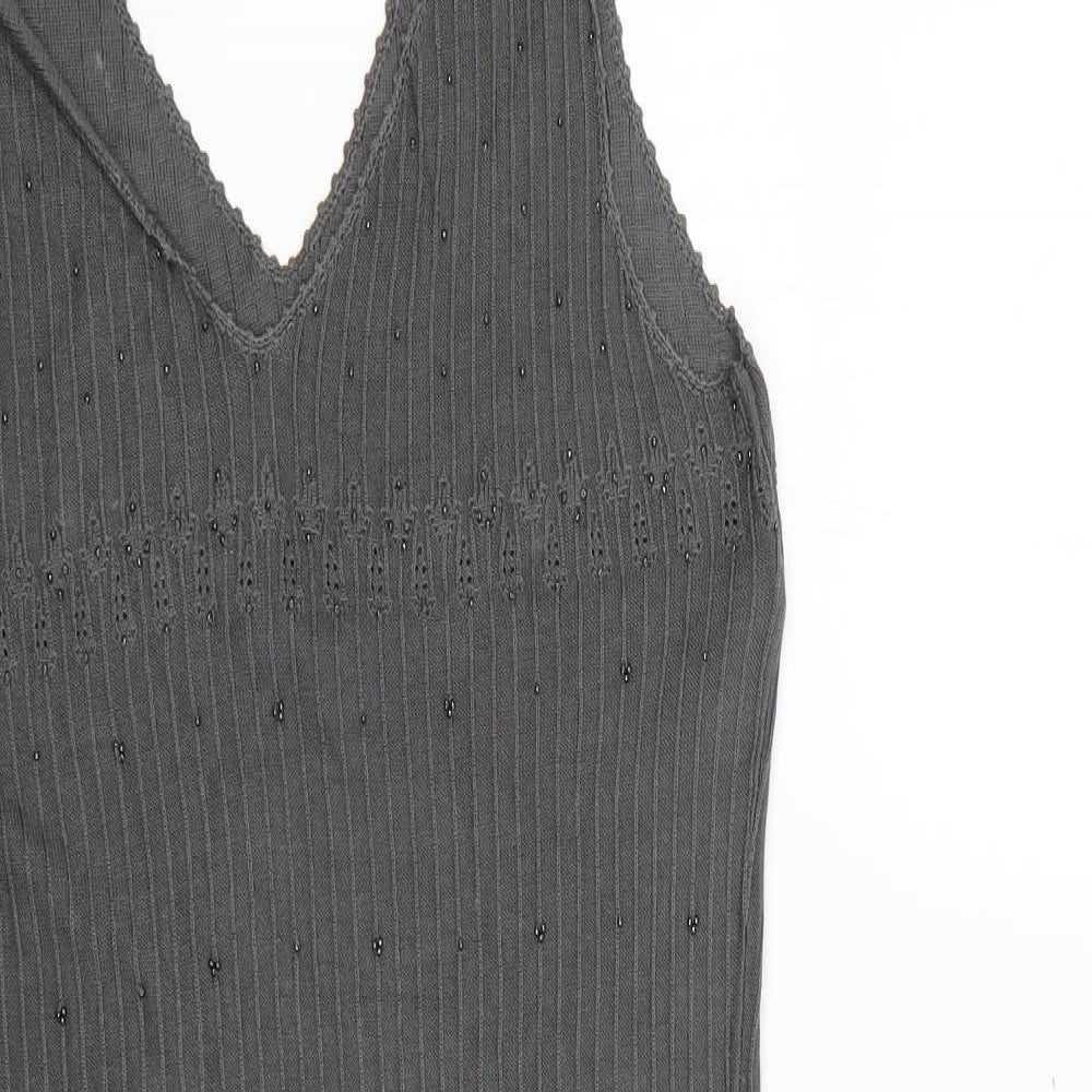 Marks and Spencer Womens Grey   Jumper Dress  Size 12